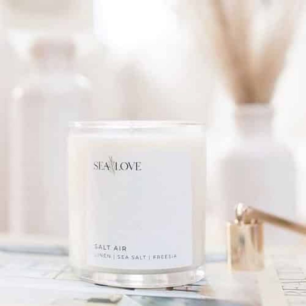 white candle from Sea Love
